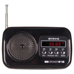 Prenosné rádio s USB Orava RP-130 B čierne - galéria #1