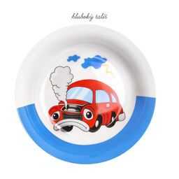 Detská porcelánová jedálenská súprava AUTO 3 ks - galéria #3