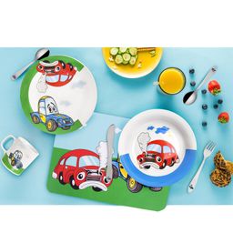 Detská porcelánová jedálenská súprava AUTO 3 ks - galéria #5