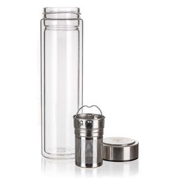 Fľaša na čaj dvojstenná so sitkom DOBLO, 500 ml - galéria #1
