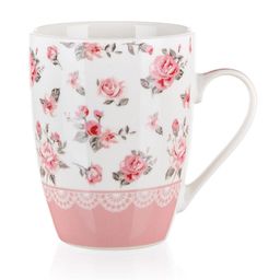 Sada keramických hrnčekov PINK FLOWER 340 ml 2 ks - galéria #2