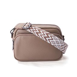 Dámska malá crossbody kabelka béžová - galéria #6