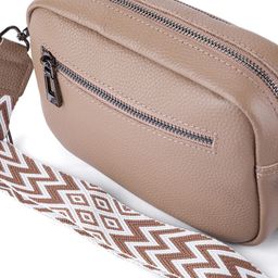 Dámska malá crossbody kabelka béžová - galéria #3
