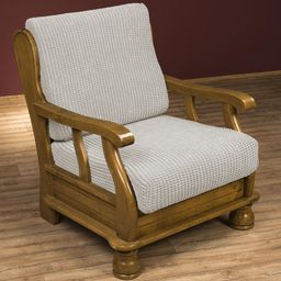 dvojkreslo s drevenými rúčkami (š. 140 - 170 cm) - galéria #4