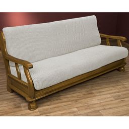 dvojkreslo s drevenými rúčkami (š. 140 - 170 cm) - galéria #1