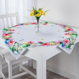 Veľkonočný stredový obrus s potlačou KRASLICE 85 x 85 cm - galéria #1