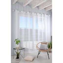 Voálová záclona na francúzske okno CELIAN XXL 300 x 280 cm - galéria #3