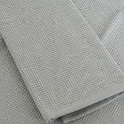 Sada vaflových utierok WAFLE sivá 40 x 60 cm 3 ks - galéria #1