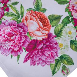 Stredový obrus s potlačou RUŽOVÉ RUŽE 85 x 85 cm - galéria #1