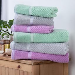 Súprava froté uterákov MODENA zelená 50 x 100 cm 4 ks - galéria #4