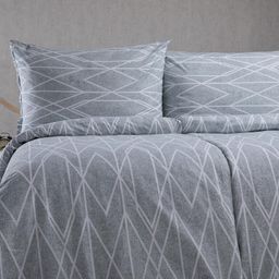 Krepové posteľné obliečky GRAY STRIPES - galéria #3