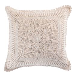Sada 3 ks háčkovaných obliečok na vankúšiky 40 x 40 cm - galéria #1