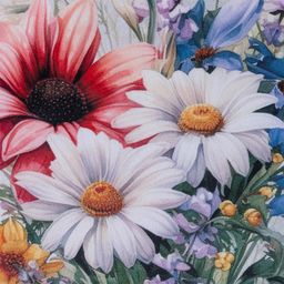 Sada 3 ks obliečok na vankúšiky SPRING FLOWERS 45 x 45 cm - galéria #6