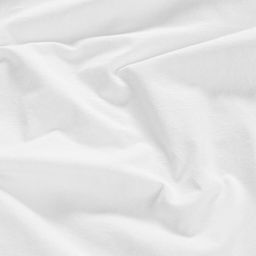Napínacia plachta na posteľ jersey s elastanom biela - galéria #1