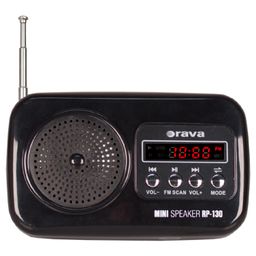 Prenosné rádio s USB Orava RP-130 B čierne