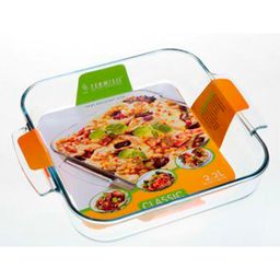 Sklenený pekáč 2,2 l hranatý
