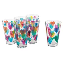 Sada pohárov LOVE RAINBOW 310 ml 6 ks