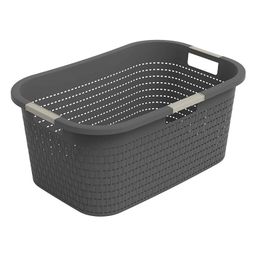 Kôš na čistú bielizeň COUNTRY antracit, 40 l