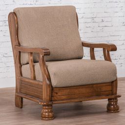 kreslo s drevenými rúčkami (š. 50 - 80 cm)