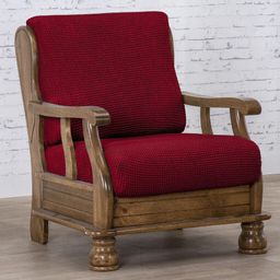 kreslo s drevenými rúčkami (š. 50 - 80 cm)