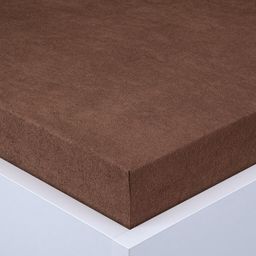 Napínacia plachta na posteľ froté EXCLUSIVE tmavo hnedá