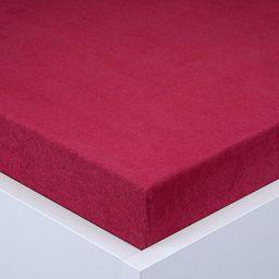 Napínacia plachta na posteľ froté EXCLUSIVE vínová