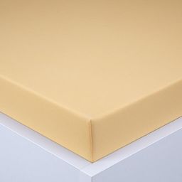 Napínacia plachta na posteľ jersey EXCLUSIVE žltá