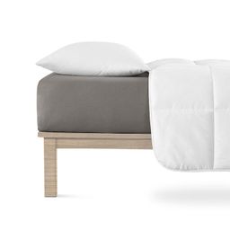 Napínacia plachta na posteľ jersey s elastanom antracitová