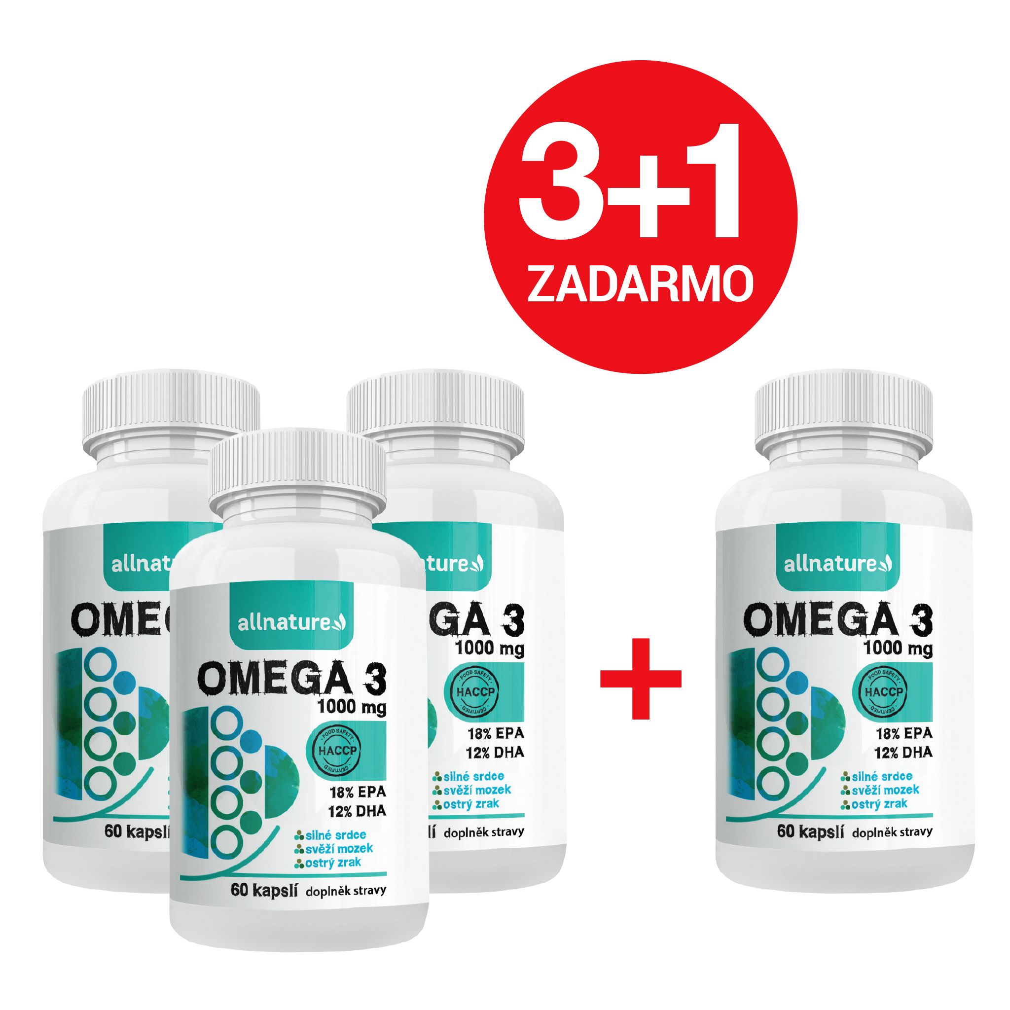 Omega 3 60 tbl. 3 +1 ZADARMO