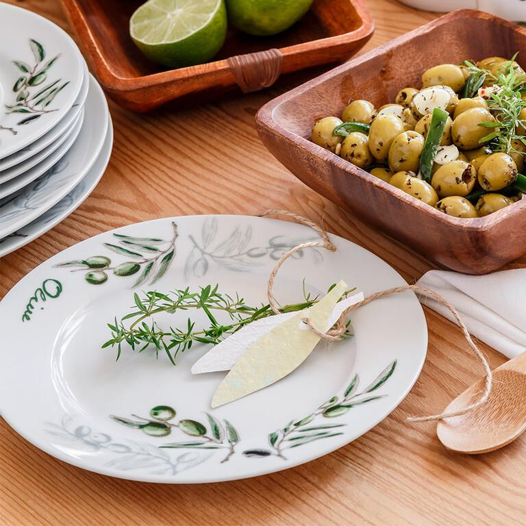Porcelánové taniere Olives 18 dielov, BANQUET - galéria #1