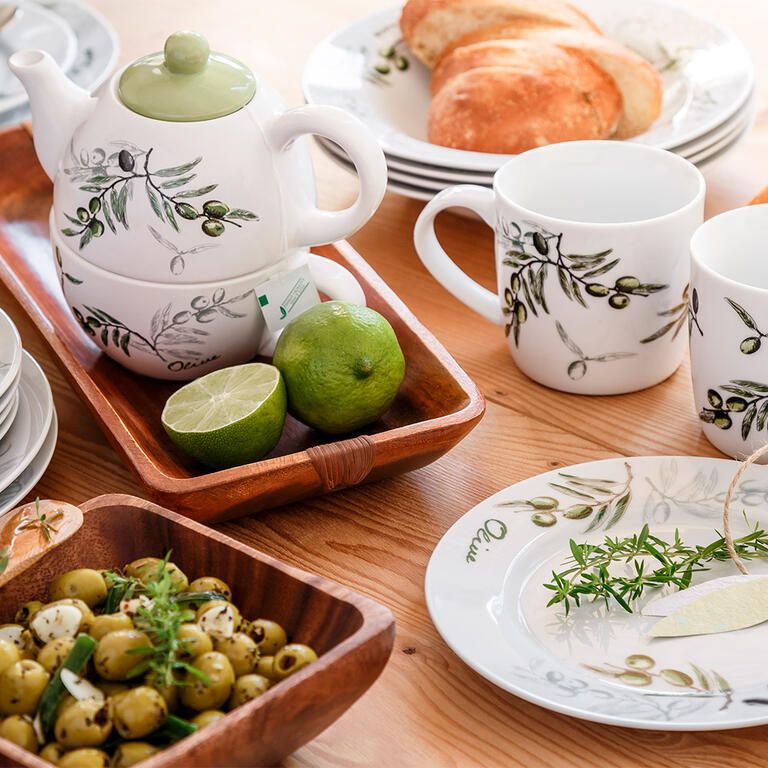 Porcelánové taniere Olives 18 dielov, BANQUET - galéria #2