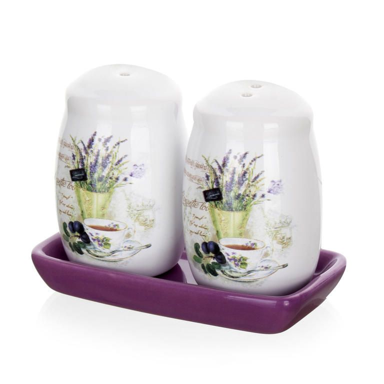Soľnička a korenička Lavender, BANQUET - galéria #1