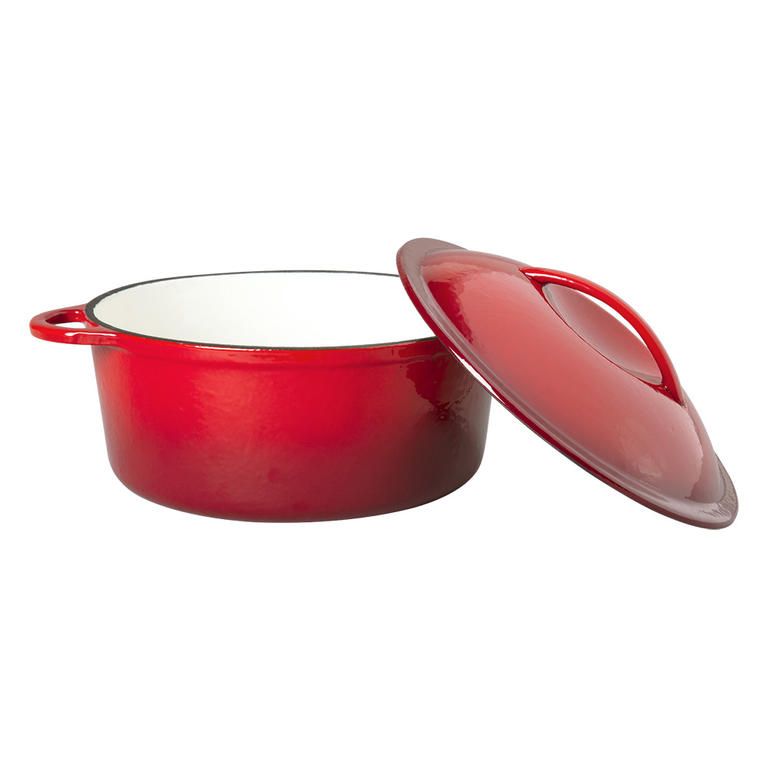 Liatinový hrniec s pokrievkou 24 cm - galéria #1