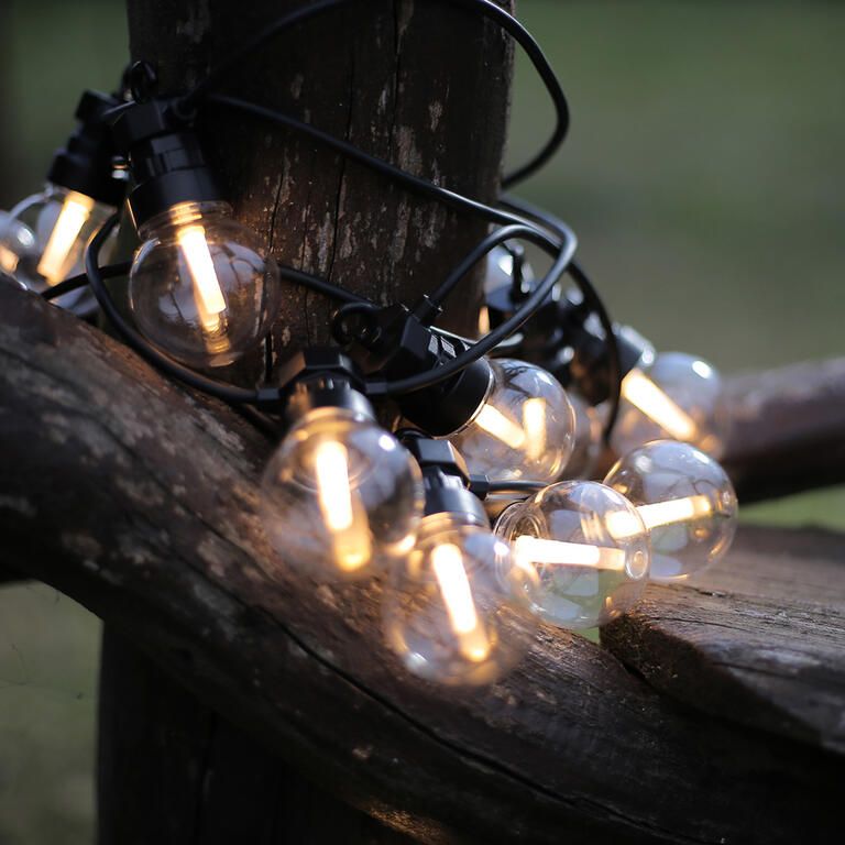 Svetelná reťaz s 10 LED žiarovkami 8 m - galéria #1