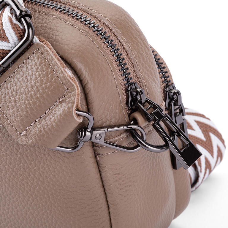 Dámska malá crossbody kabelka béžová - galéria #4