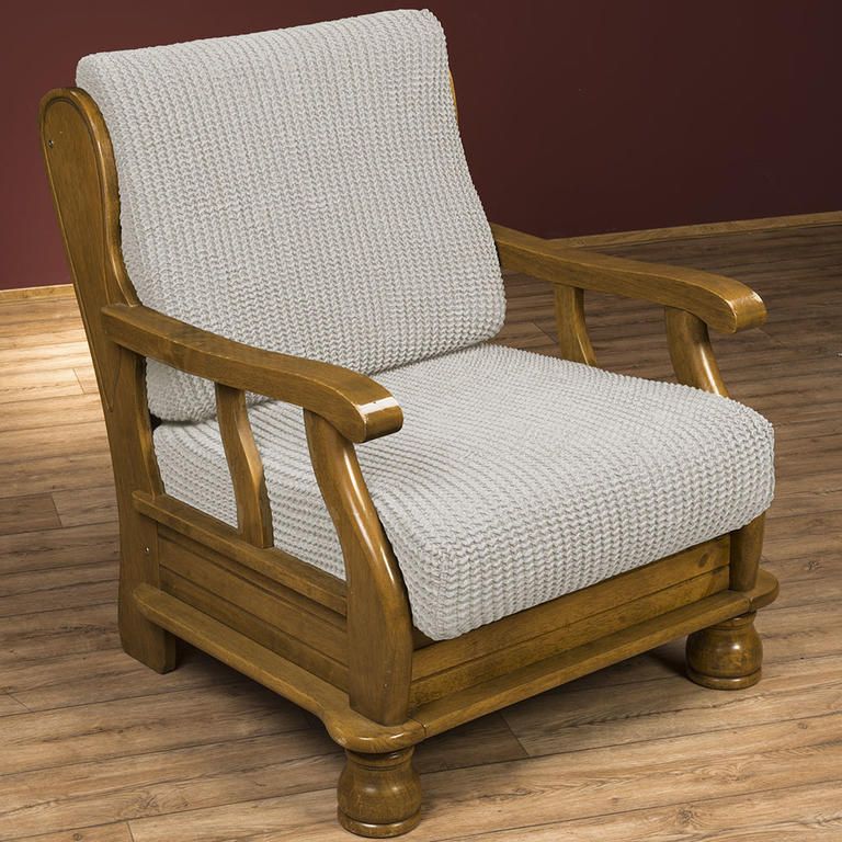 dvojkreslo s drevenými rúčkami (š. 140 - 170 cm) - galéria #4