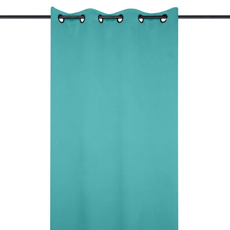 Zatemňovací záves blackout NOTTE tyrkysový 135 x 250 cm - galéria #1