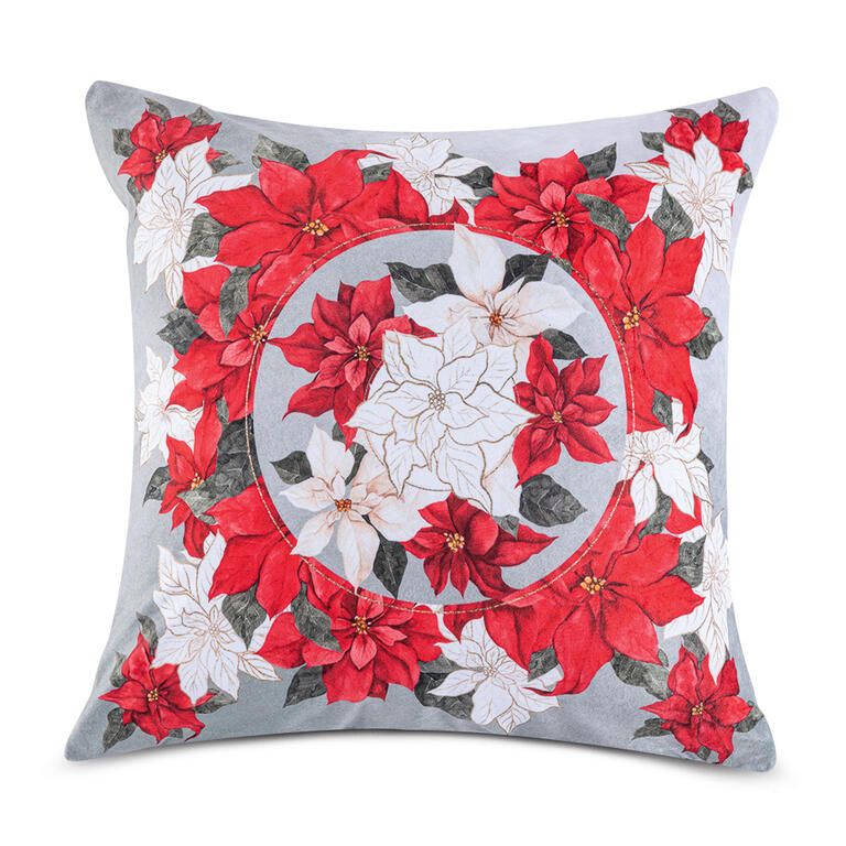 Súprava 3 ks obliečok na vankúšiky POINSETTIA 45 x 45 cm - galéria #1