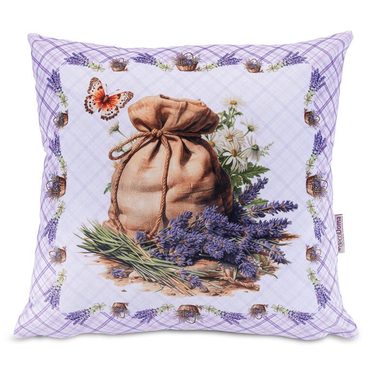 Sada 3 ks obliečok na vankúšiky LEVANDUĽA 45 x 45 cm - galéria #2