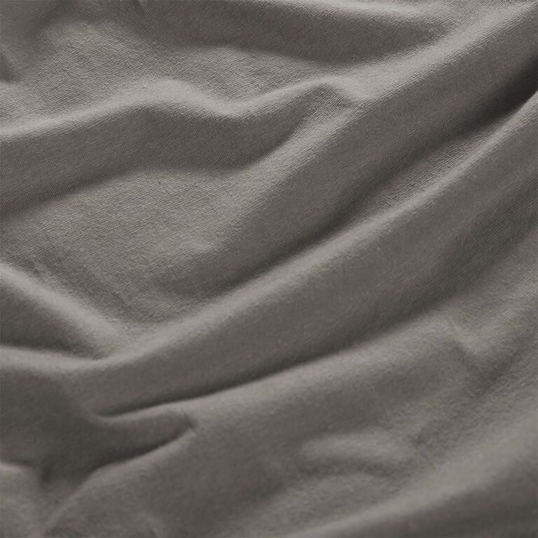 Napínacia plachta na posteľ jersey s elastanom antracitová - galéria #1