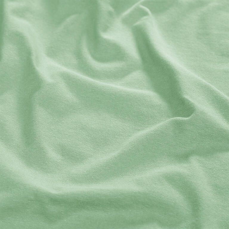 Napínacia plachta na posteľ jersey s elastanom zelená - galéria #1