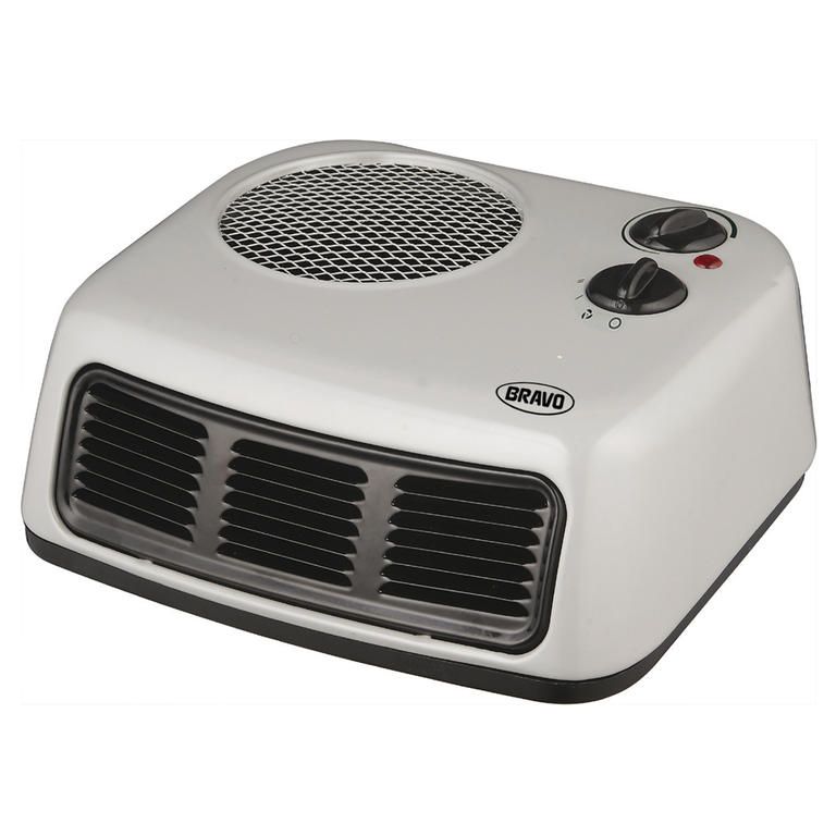 Teplovzdušný ventilátor kovový