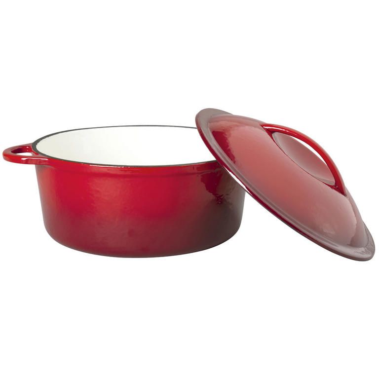 Liatinový hrniec s pokrievkou 24 cm