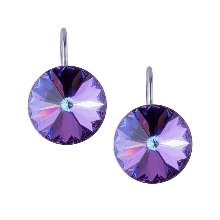 Náušnice RIVOLI Swarovski Tanzanit