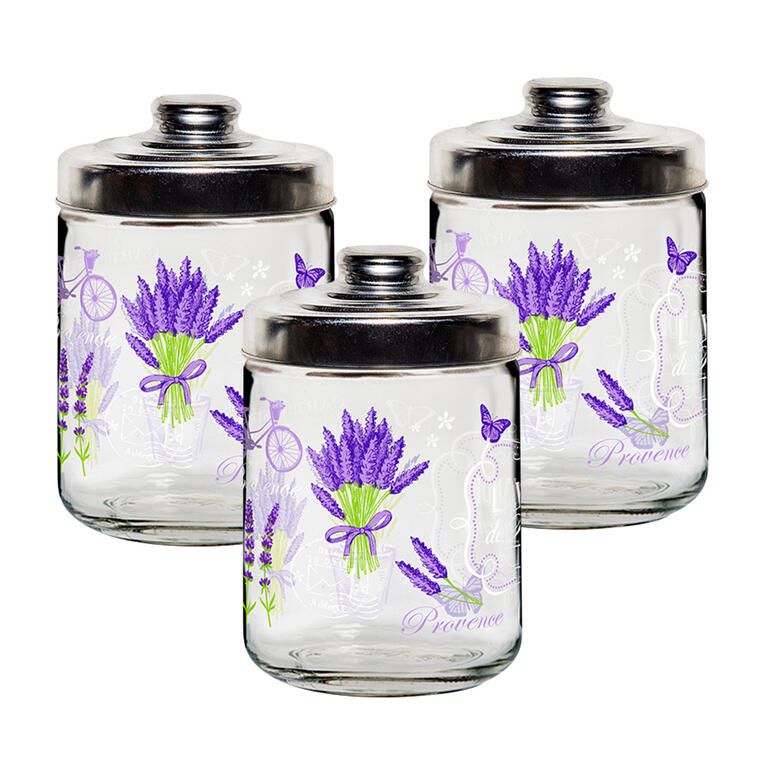 Sada dóz LAVANDE 800 ml 3 ks