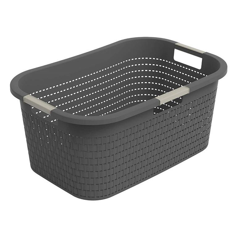Kôš na čistú bielizeň COUNTRY antracit, 40 l