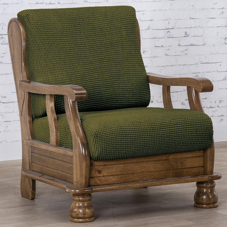 kreslo s drevenými rúčkami (š. 50 - 80 cm)
