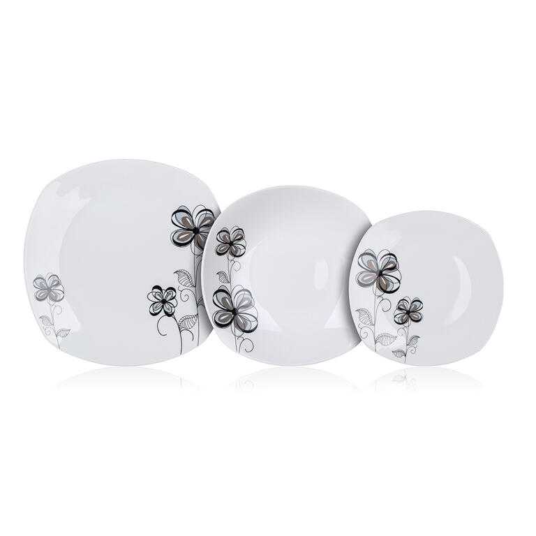Porcelánová sada tanierov FLOREA 18 ks