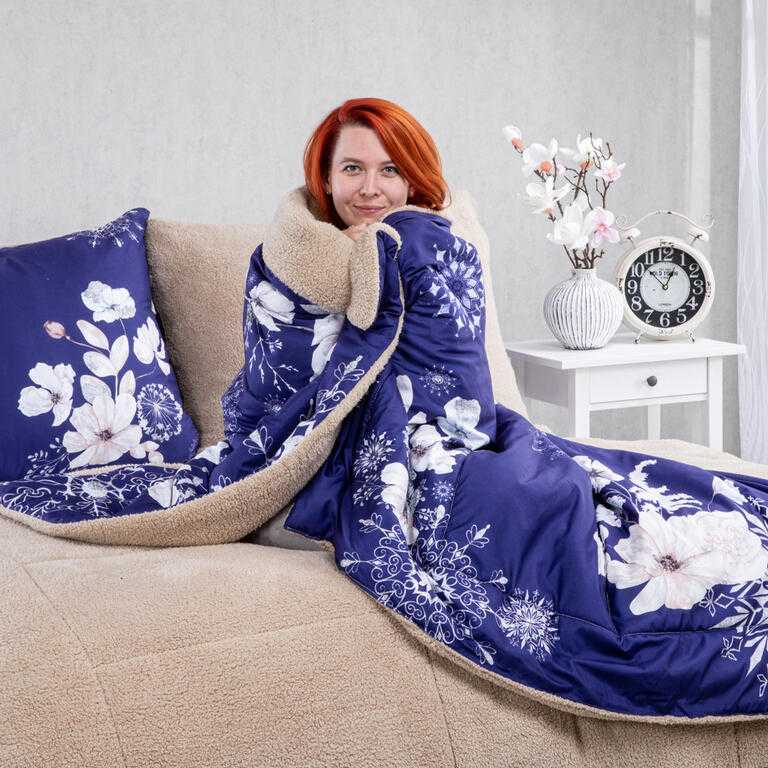 Prešívaná baránková súprava Dual Feel FLORENCE 3 ks