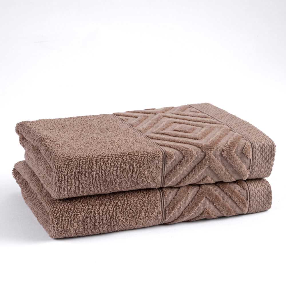 Sada froté uterákov PAULA taupe 50 x 90 cm 2 ks